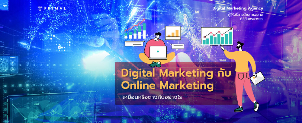 Digital Marketing กับ Online Marketing ต่างกันอย่างไร สองคำเรียกที่ทำใครหลายคนสับสน
