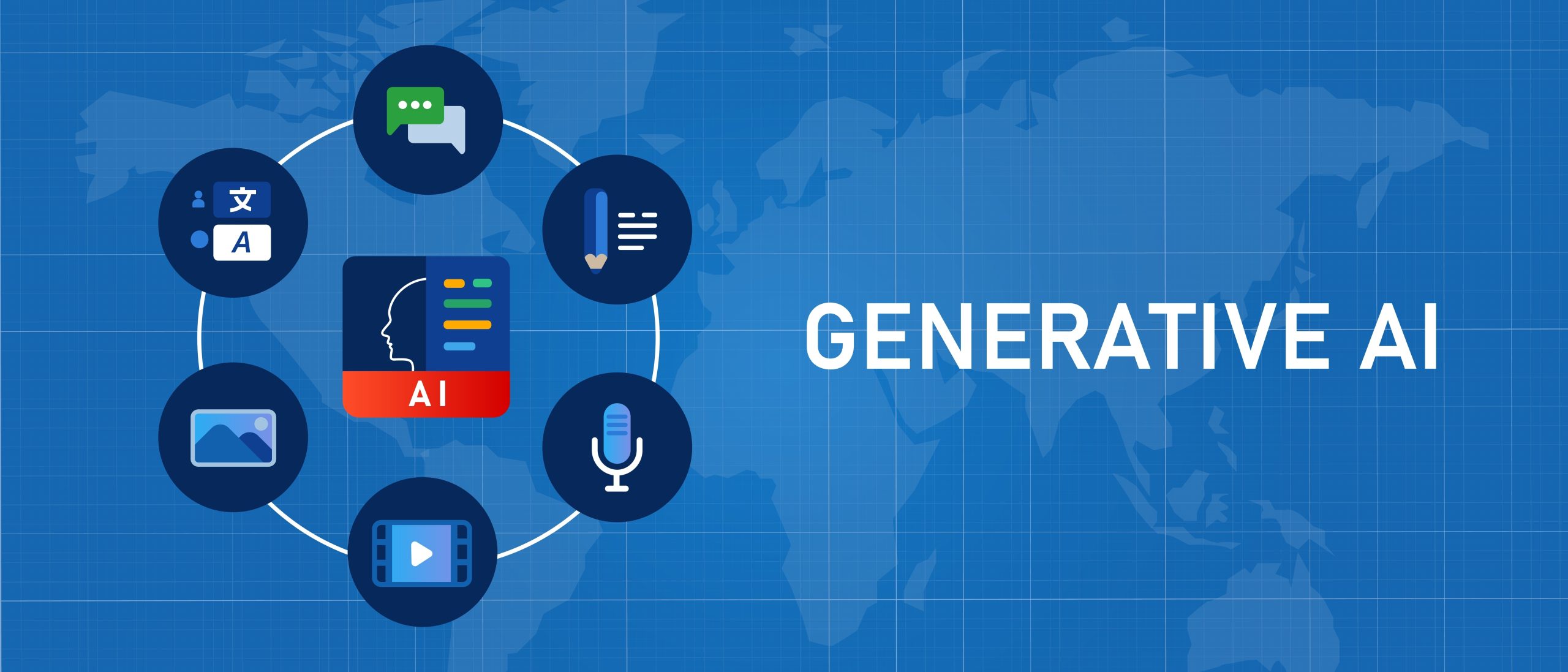 Generative AI is artificial intelligence technology capable of creating content