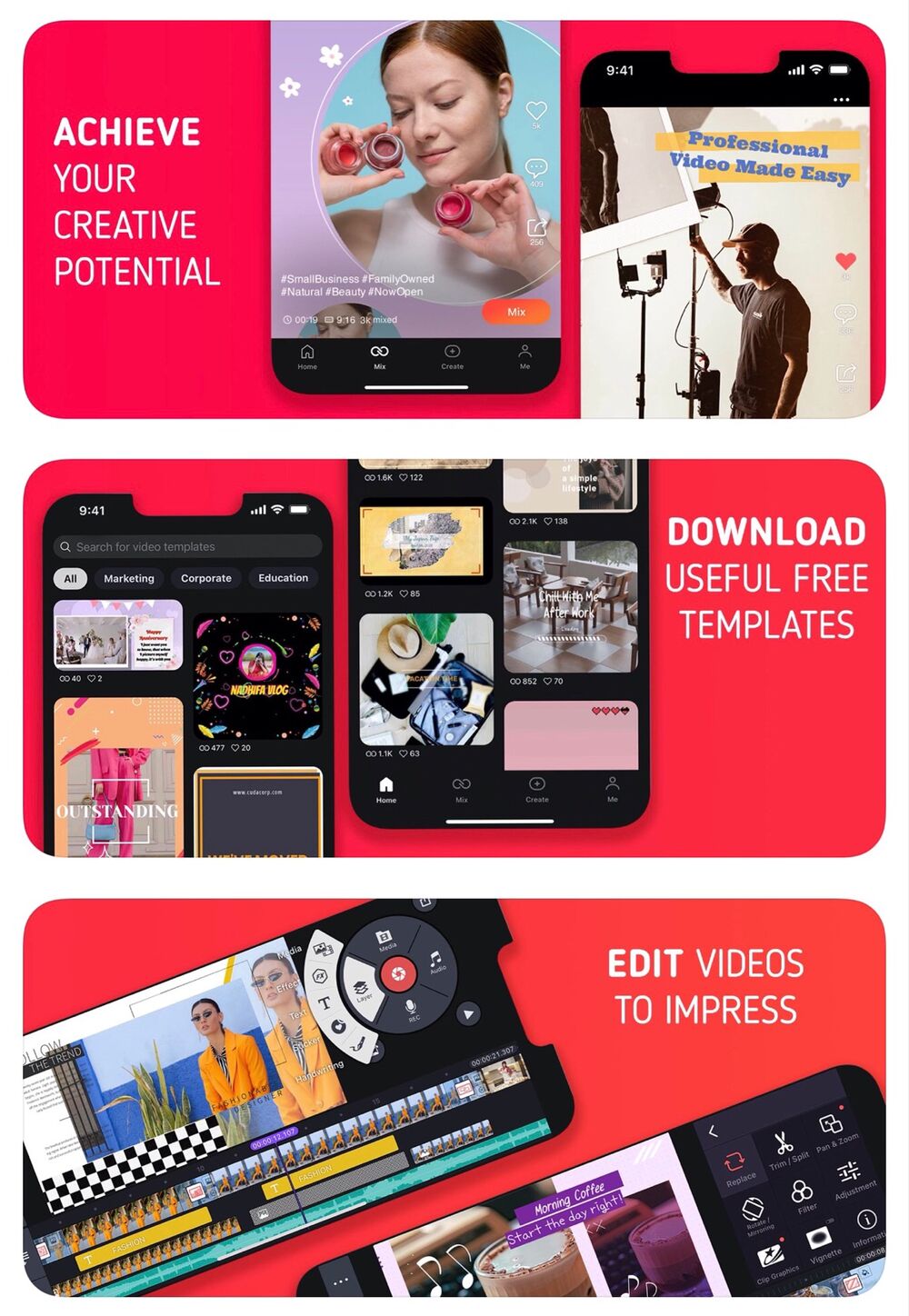 KineMaster Video Editor โปรแกรมทำวิดีโอใส่เพลงฟรี