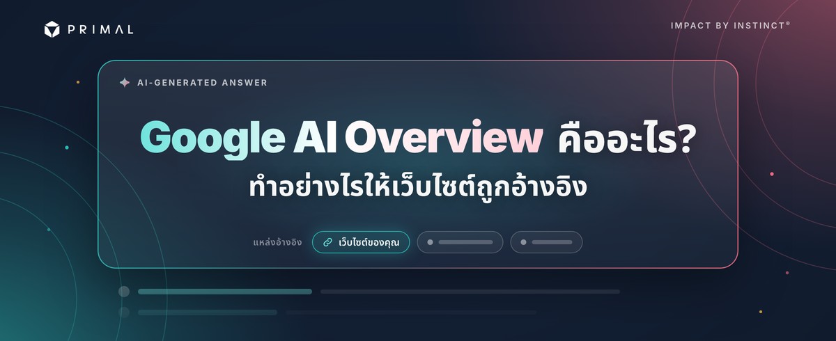 Google AI Overview คืออะไร แสดงกับคำค้นไทยแล้วหรือยัง